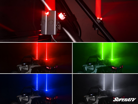 Alien LED Laser Whip Lights