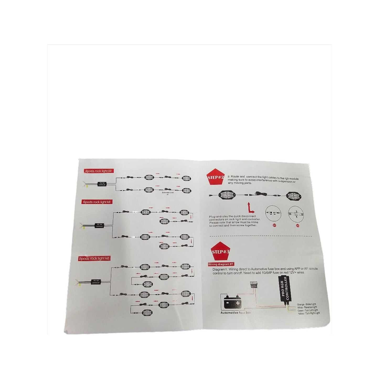 Bluetooth 8-Pod Rock Lights V2