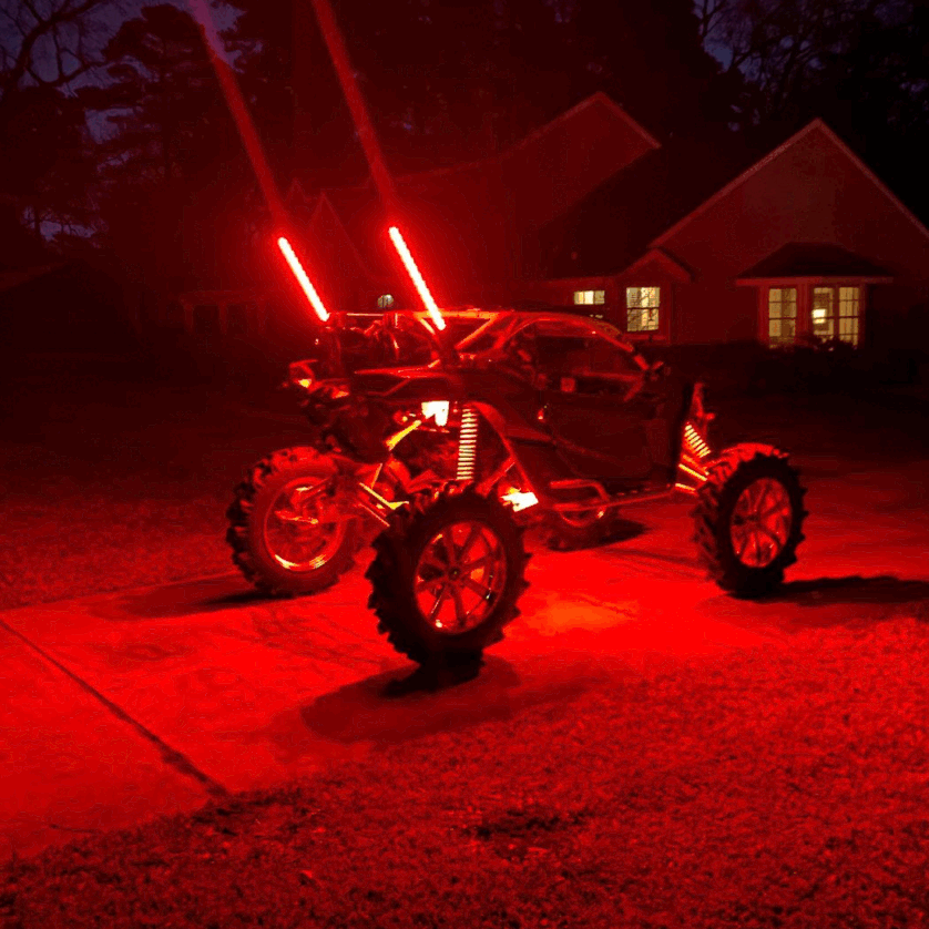 (RZR Pro) Pro XP, Pro R, Turbo R Specific Rock Light Kit