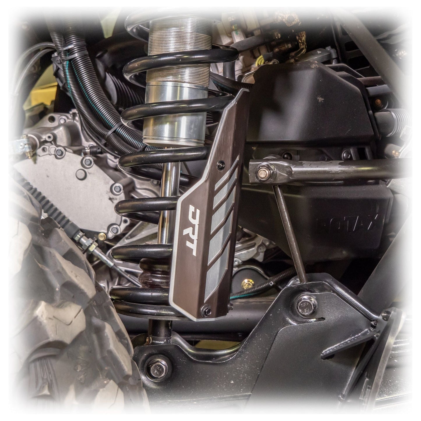 Can Am Maverick R / X3 Rear Aluminum Shock Guards