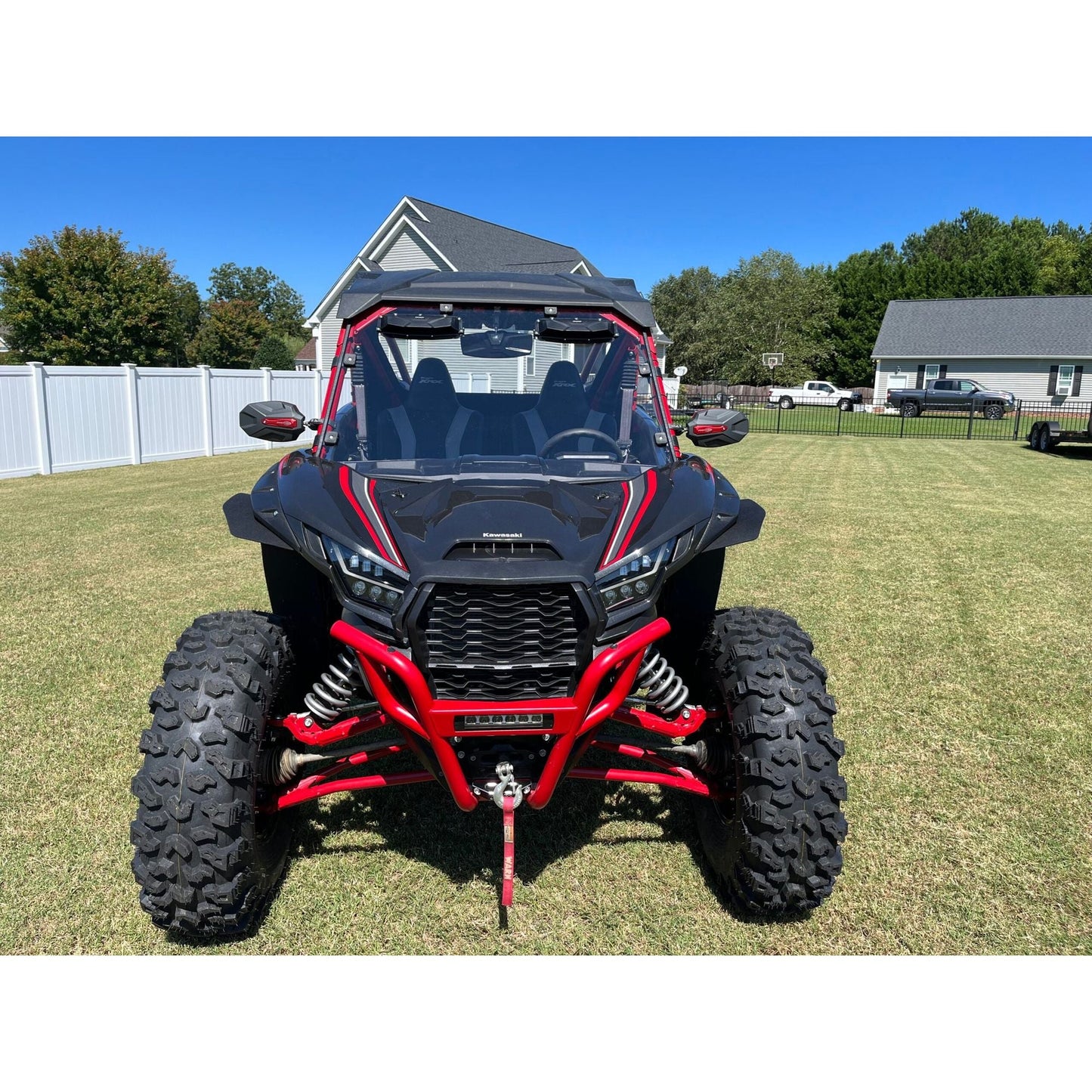 Kawasaki KRX Versa-Vent Polycarbonate Front Windshield