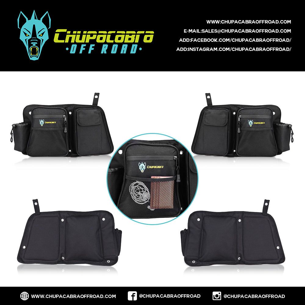 Polaris RZR Rear Door Bags