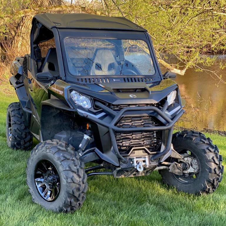 Can Am Commander / Maverick Vented Glass Windshield