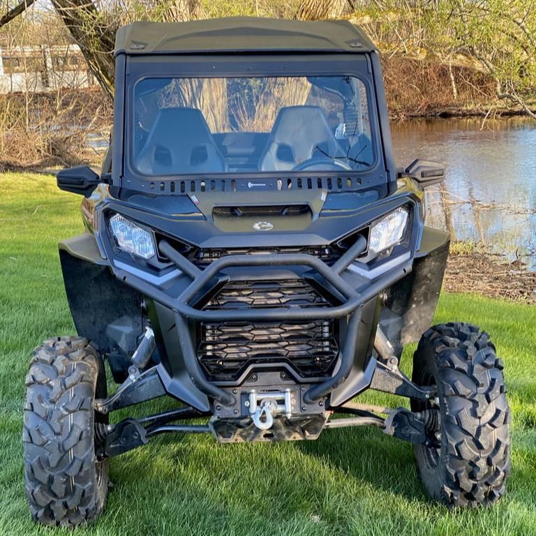 Can Am Commander / Maverick Vented Glass Windshield