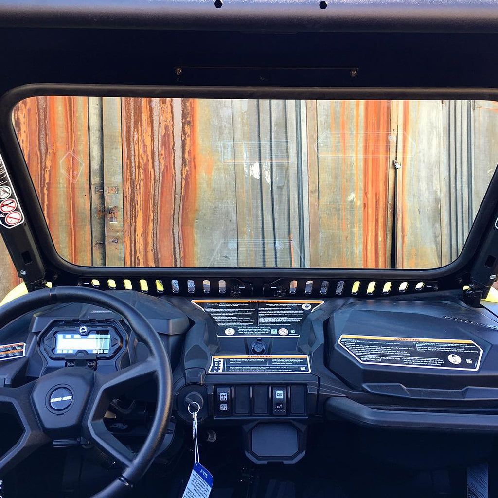 Can Am Commander / Maverick Vented Glass Windshield