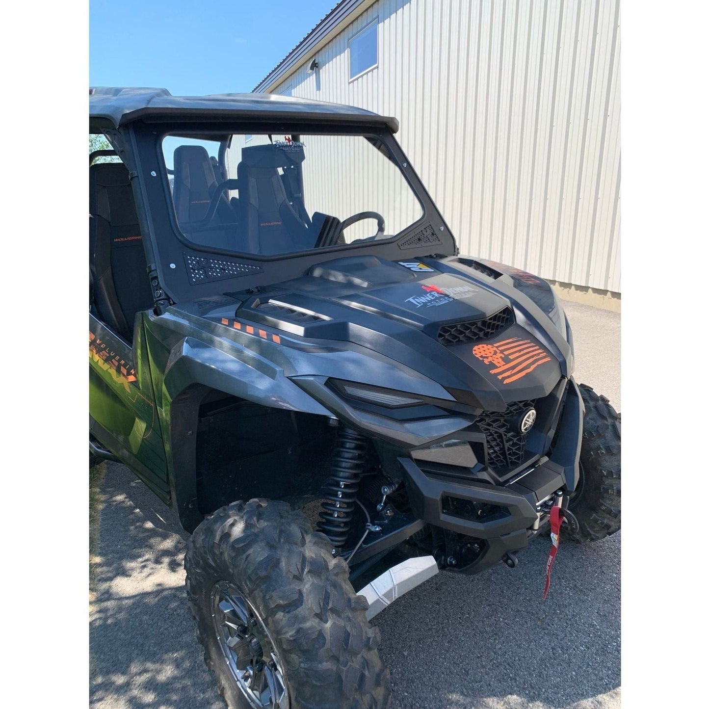 Yamaha RMAX Glass Windshield