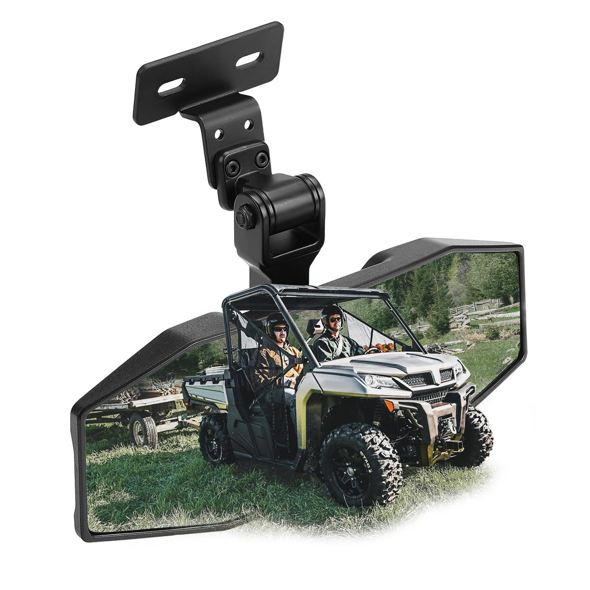 Kemimoto CF Moto UForce 1000 Airflow Sliding Vented Rear Windshield & Rear Mirrors