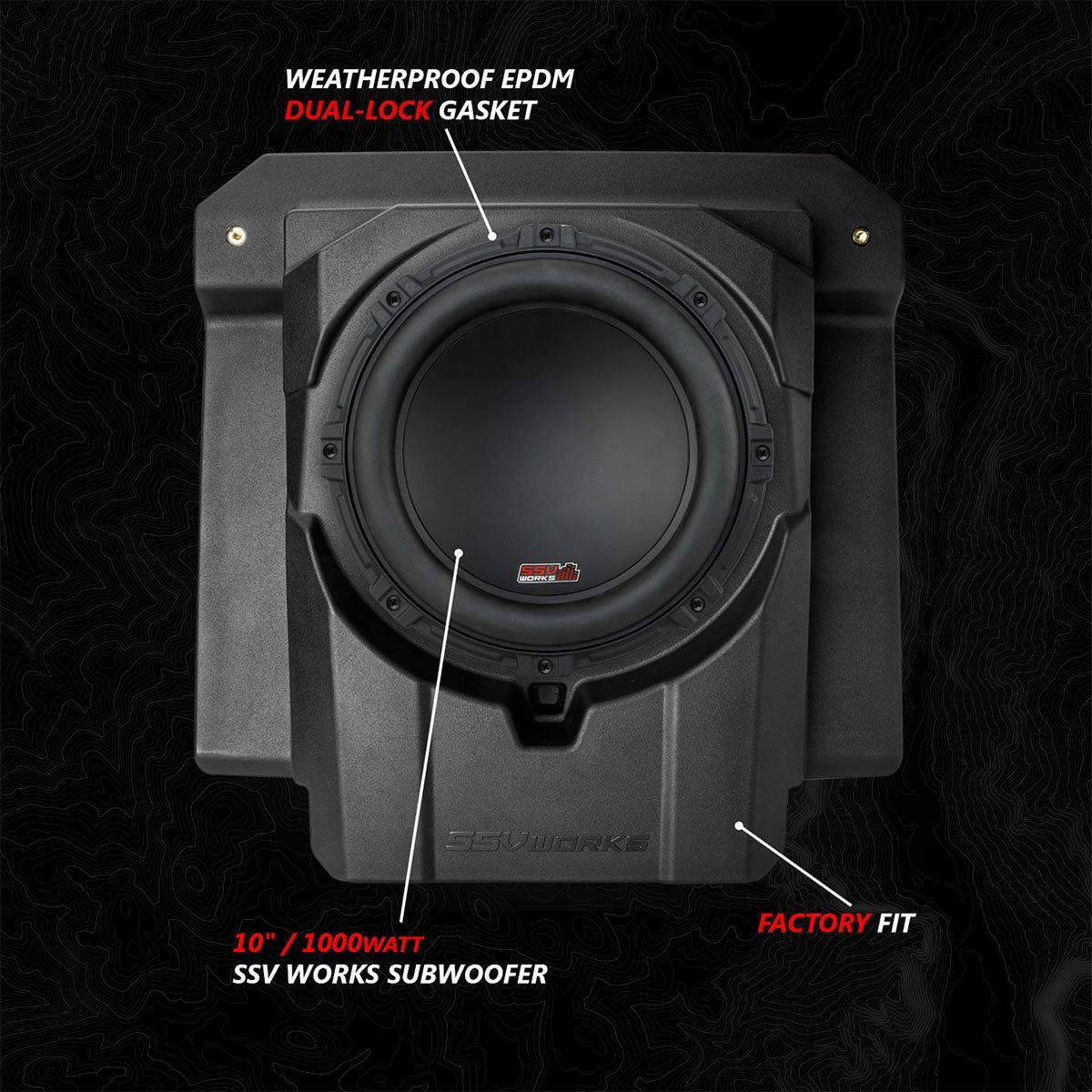 Can Am Maverick R Phase 5 V-Spec 1650 Watt 6 Speaker System