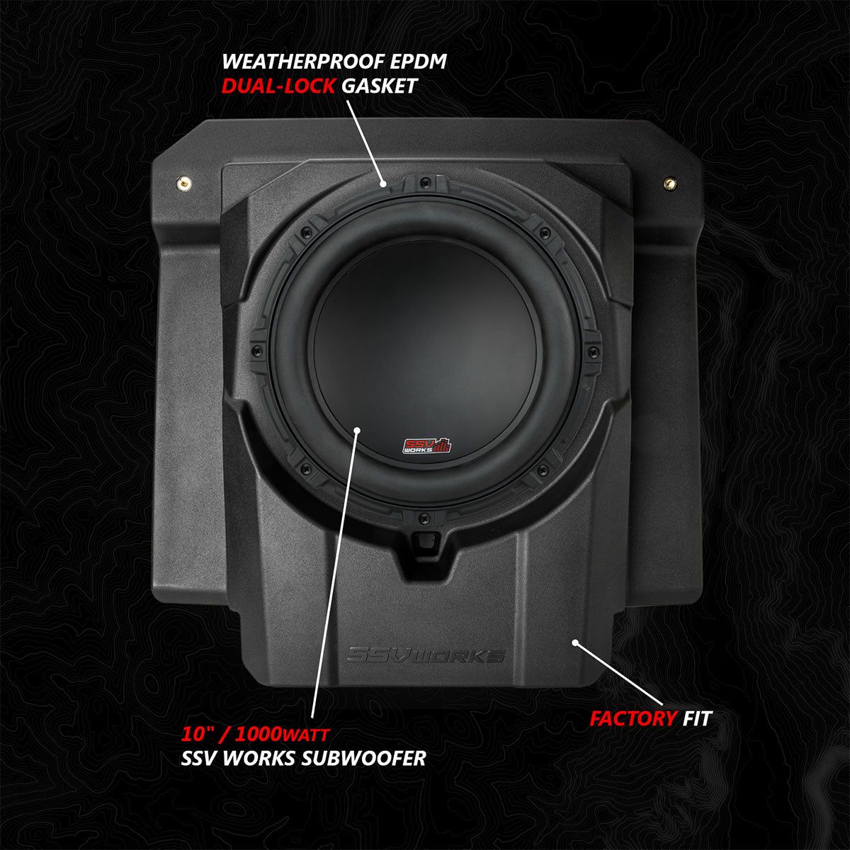 Can Am Maverick R Phase 4 A-Spec 800 Watt 5 Speaker System