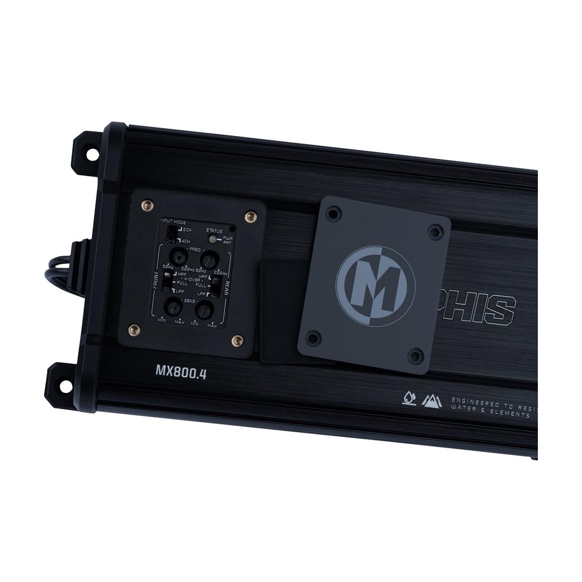 800 Watt 4-Channel Marine Amplifier