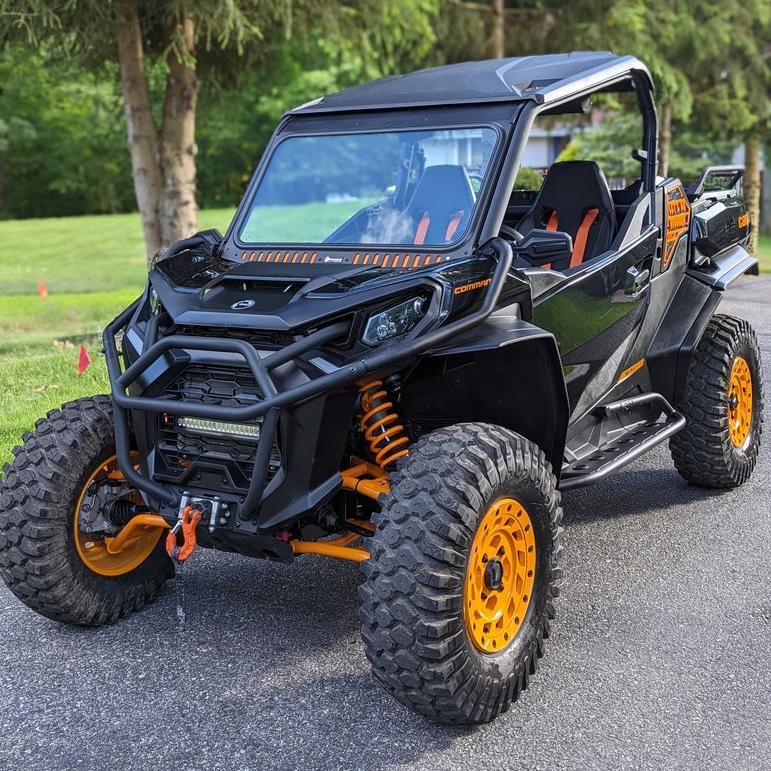 Can Am Commander / Maverick Vented Glass Windshield