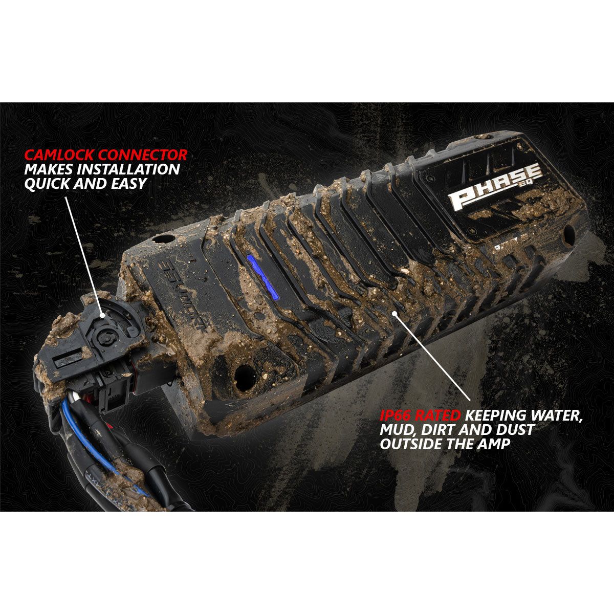 Polaris RZR A-Spec 3 Speaker Plug-&-Play Kit with JVC