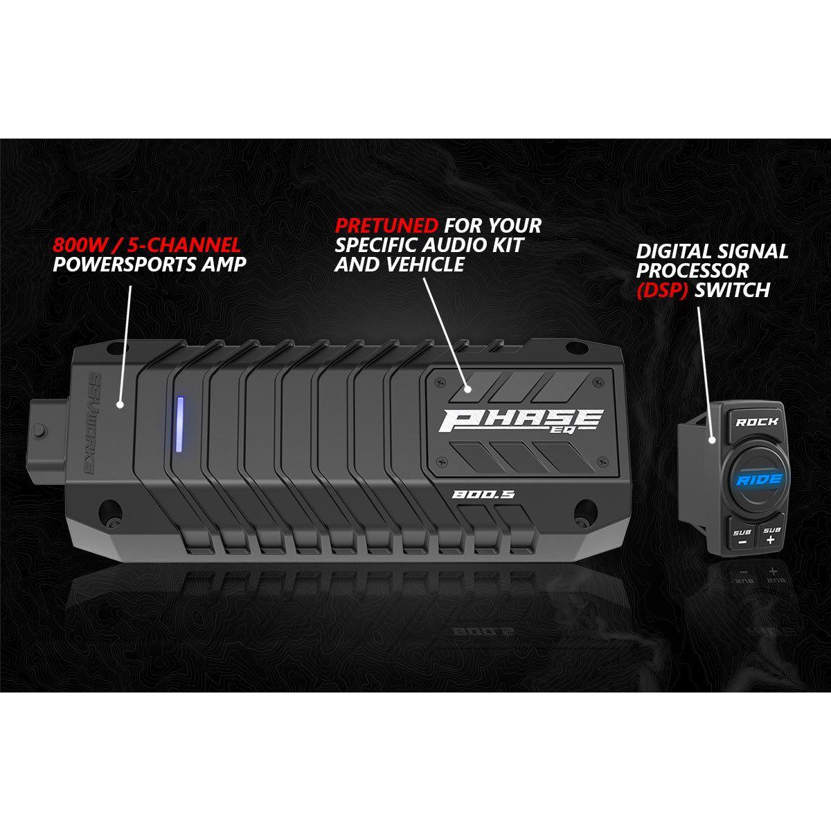 Polaris Ranger XP 1000 A-Spec 5 Speaker Audio System with JVC