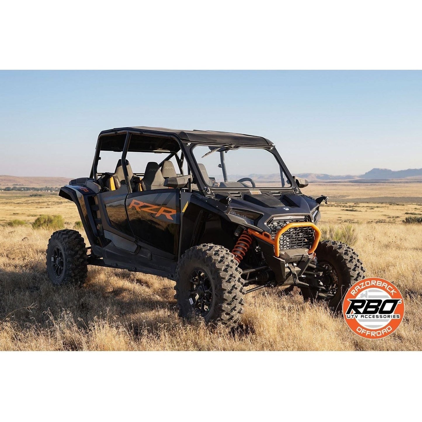 Polaris RZR XP Folding Windshield