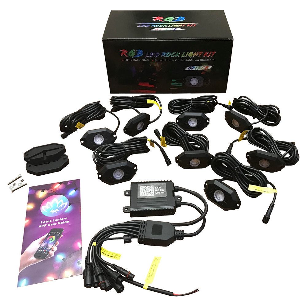 RGB Rock Lights (8-Piece)