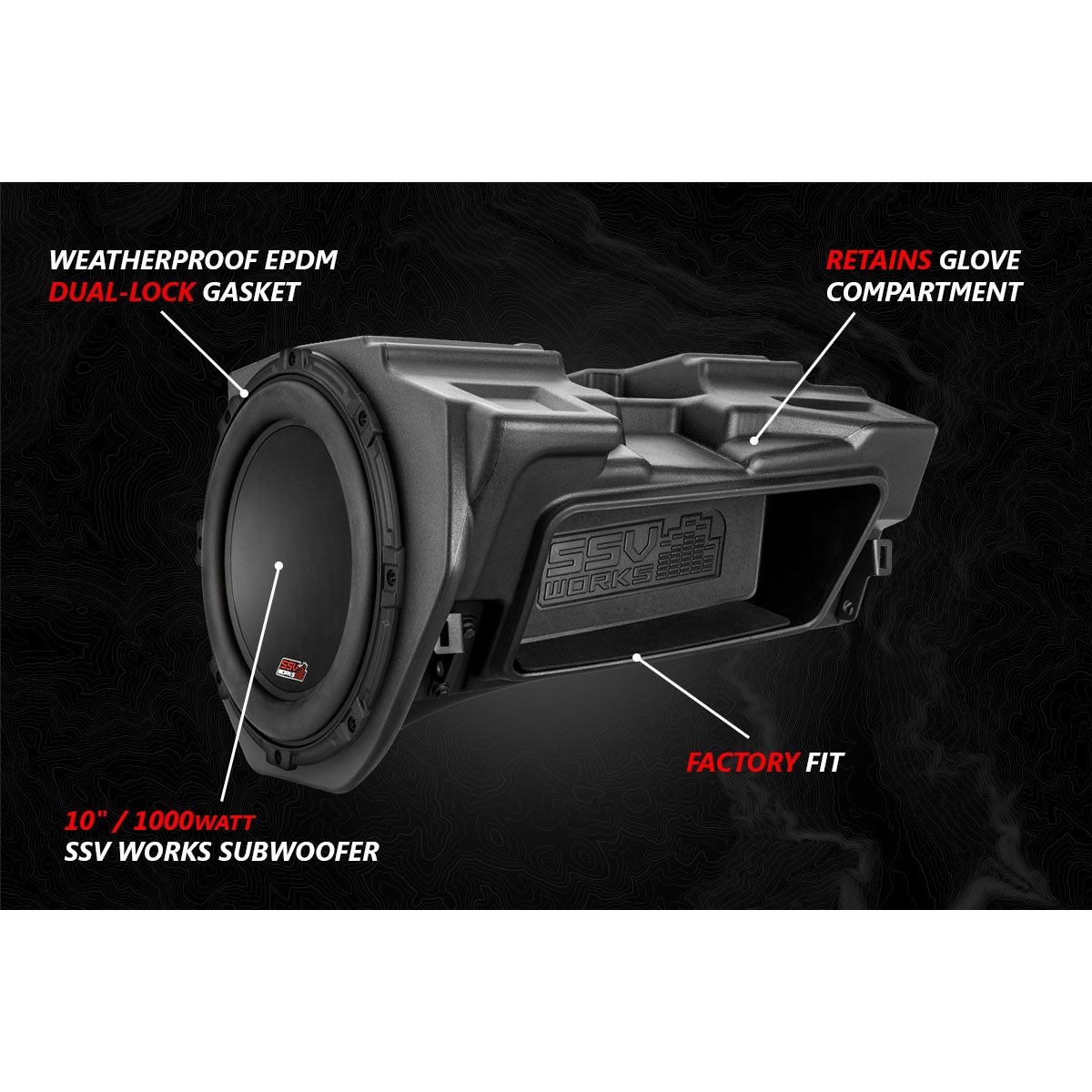 Polaris RZR Ride Command A-Spec 3 Speaker Plug-&-Play System