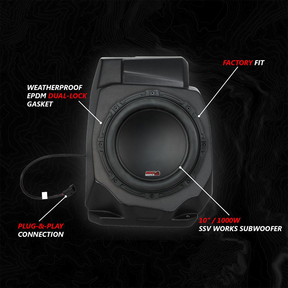 Polaris RZR Pro Series Phase-4 A-Spec 5-Speaker 800watt System for Ride Command