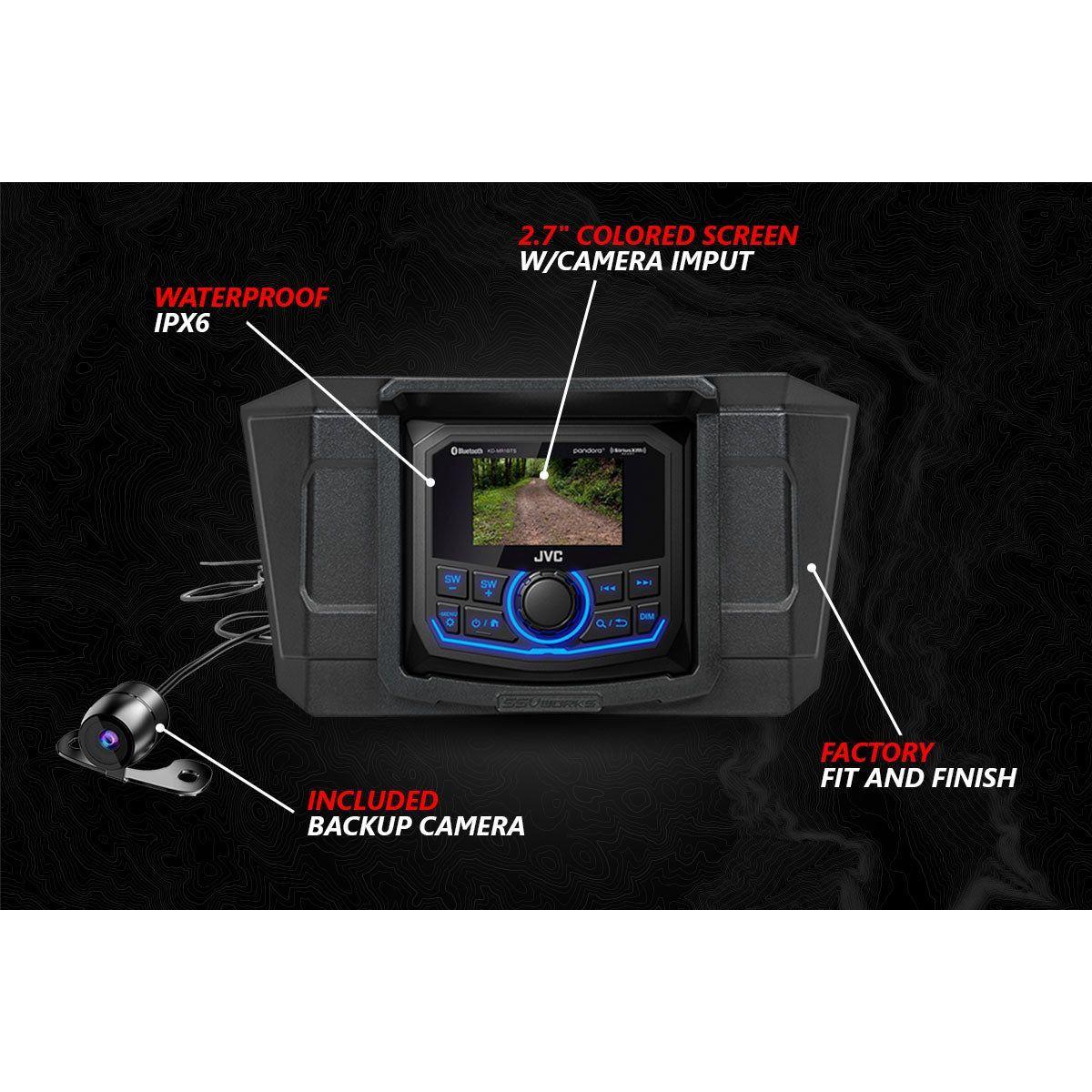 Polaris RZR Pro / Turbo R A-Spec 5 Speaker Plug-&-Play System with JVC