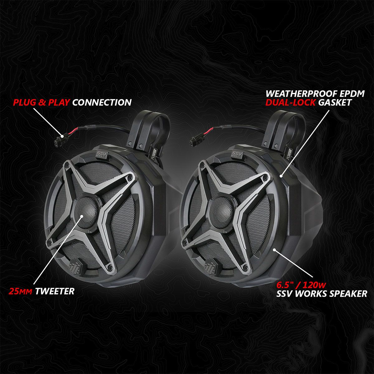 Can Am X3 A-Spec 5 Speaker Plug-and-Play System with JVC