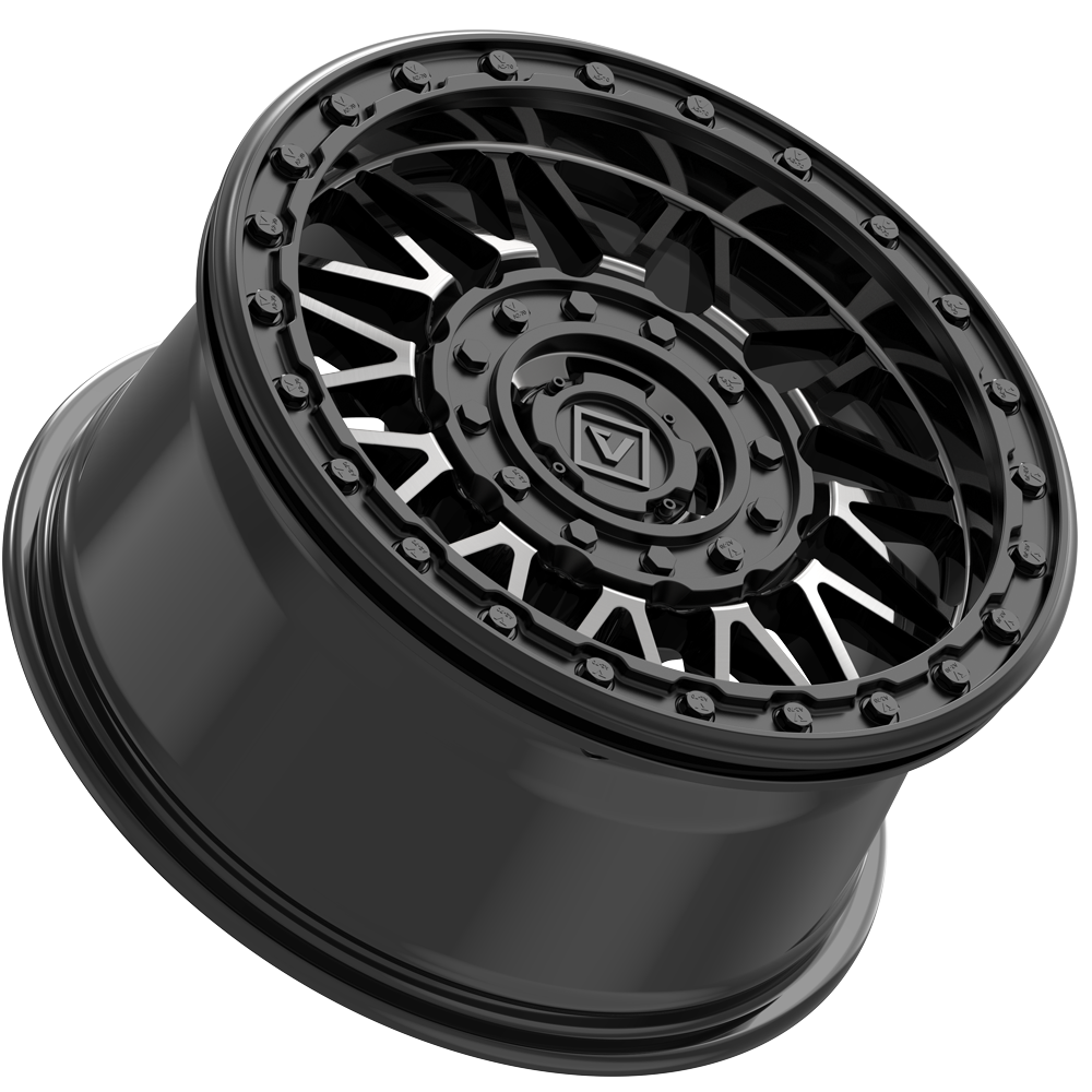 V08 UTV Beadlock Wheel (Dark Tint)