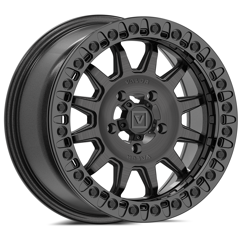 Alpha V09 (Brushed Charcoal) Wheel & Tire Package