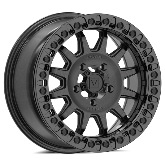 V09 Beadlock Wheel (Brushed Charcoal)
