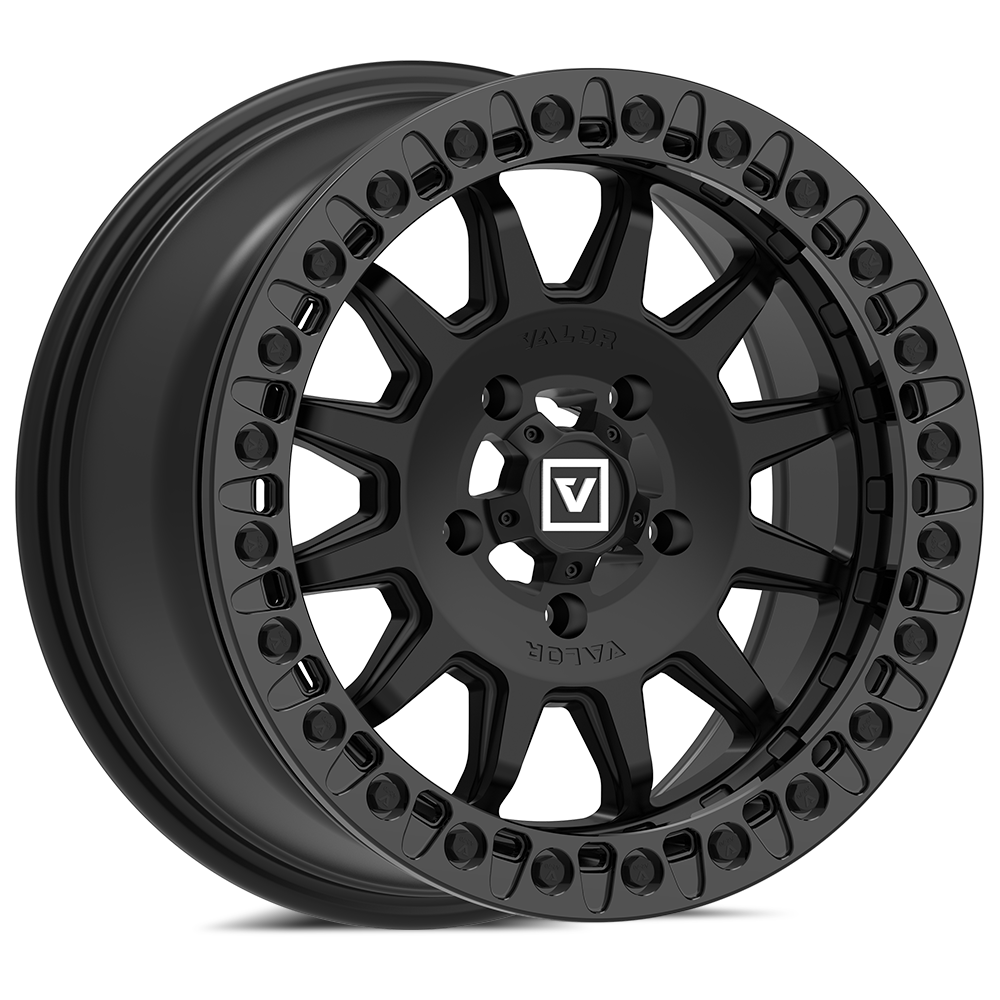 Alpha V09 (Satin Black) Wheel & Tire Package