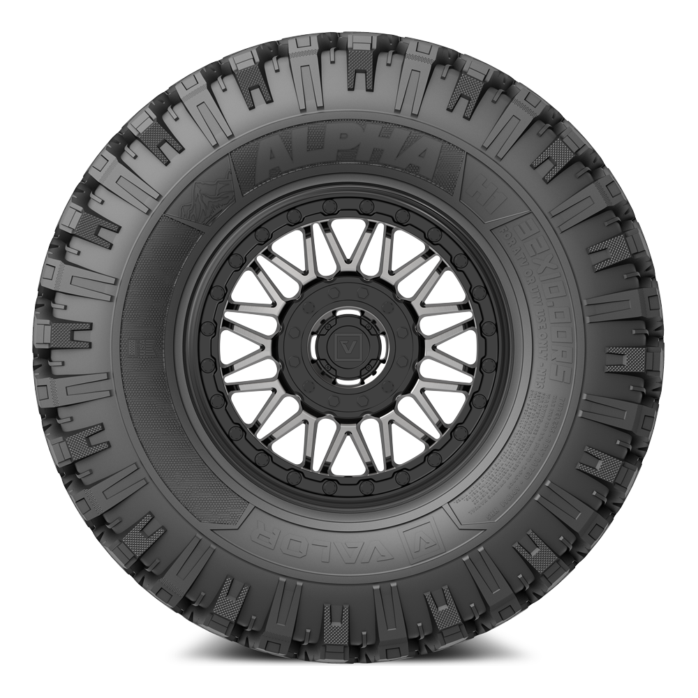 Alpha V08 (Dark Tint) Wheel & Tire Package