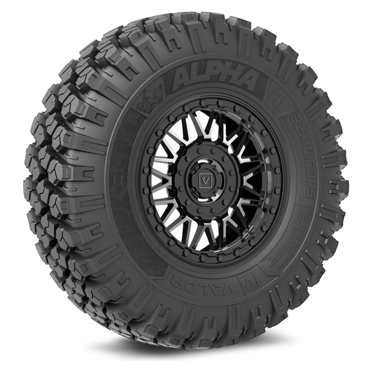 Alpha V08 (Dark Tint) Wheel & Tire Package