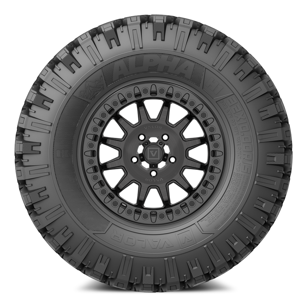 Alpha V09 (Brushed Charcoal) Wheel & Tire Package