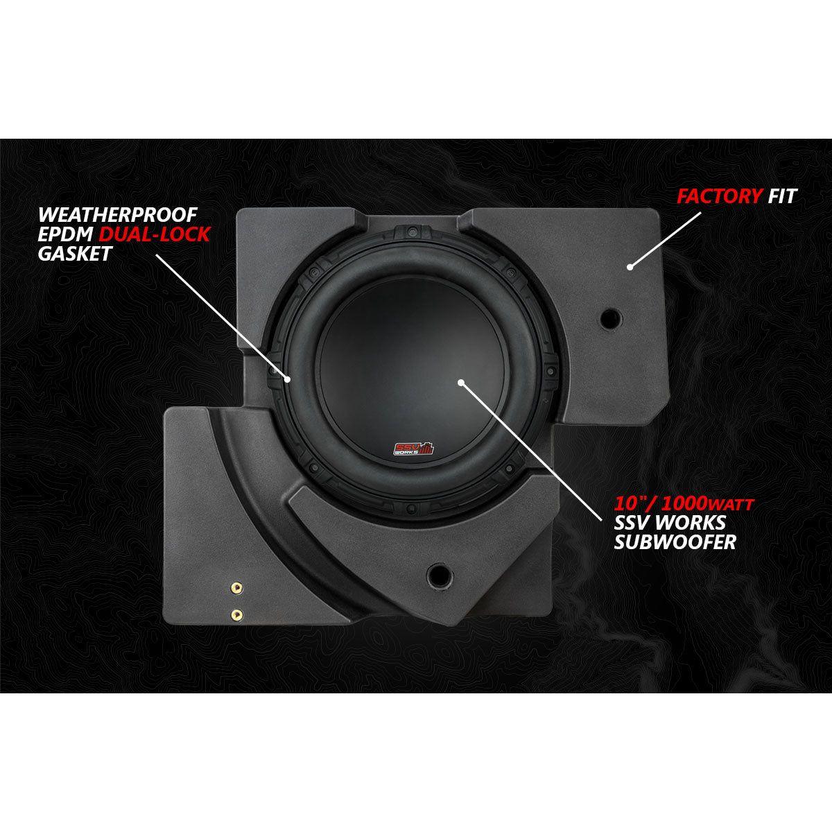 Can Am X3 V-Spec 5 Speaker Plug-and-Play System with JVC