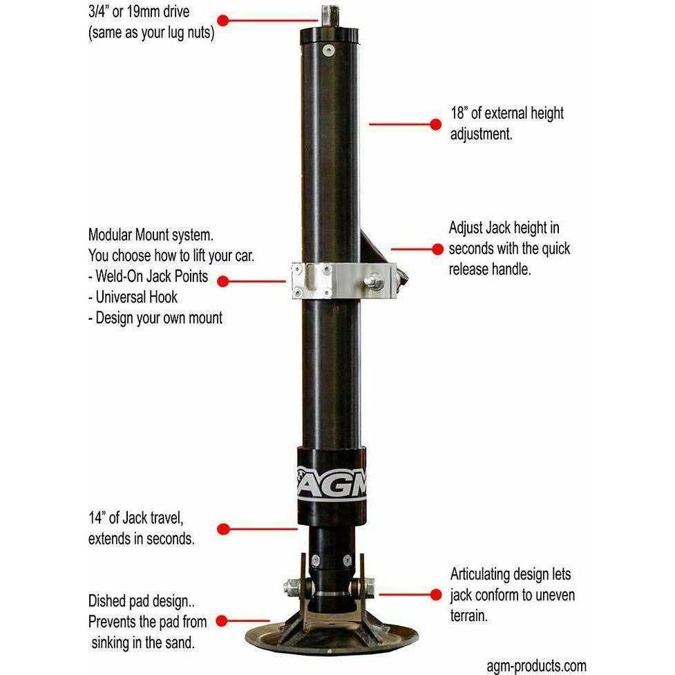 Manual Jack 2.0 with Universal Hook