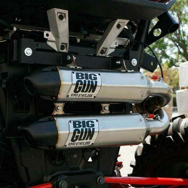 Polaris RZR RS1 Exo Stainless Dual Slip On Exhaust