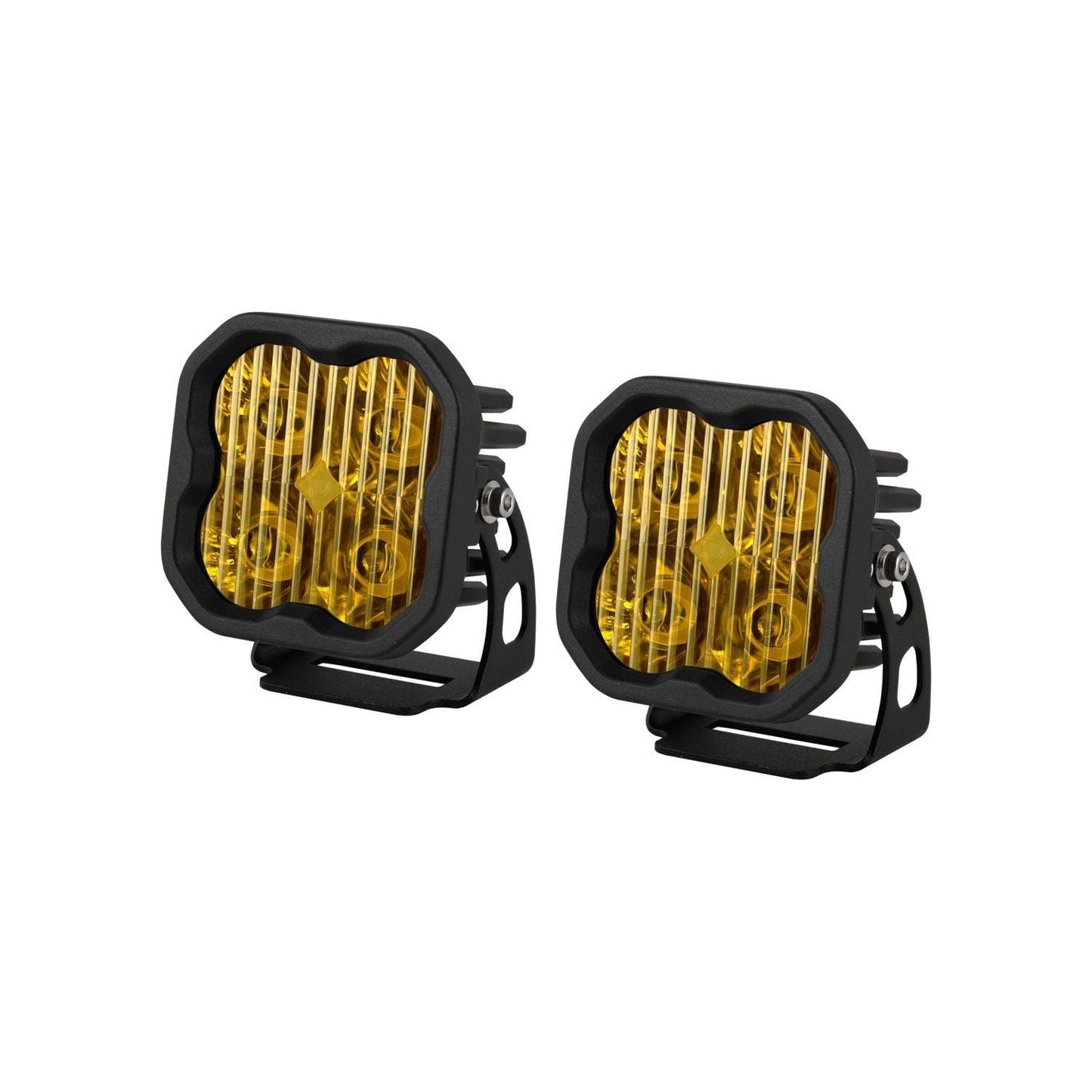 Stage Series 3" Yellow Pro LED Pods (Pair) | Diode Dynamics