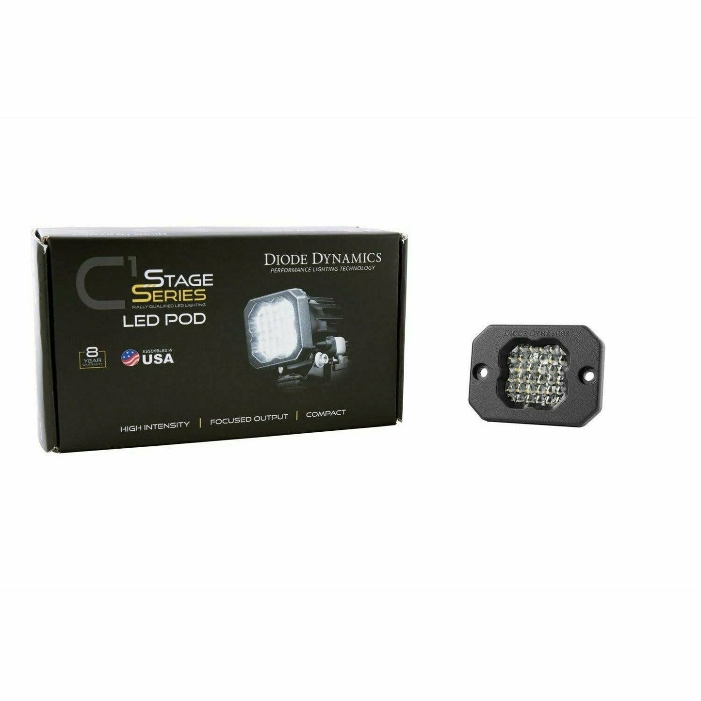 Stage Series C1 White Sport Flush Mount LED Pod