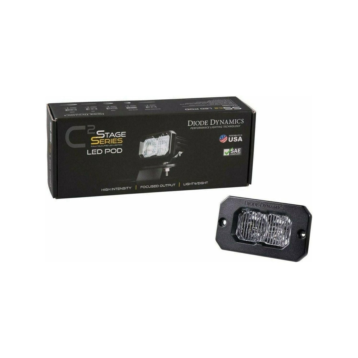 Stage Series 2" White Sport Flush Mount LED Pod