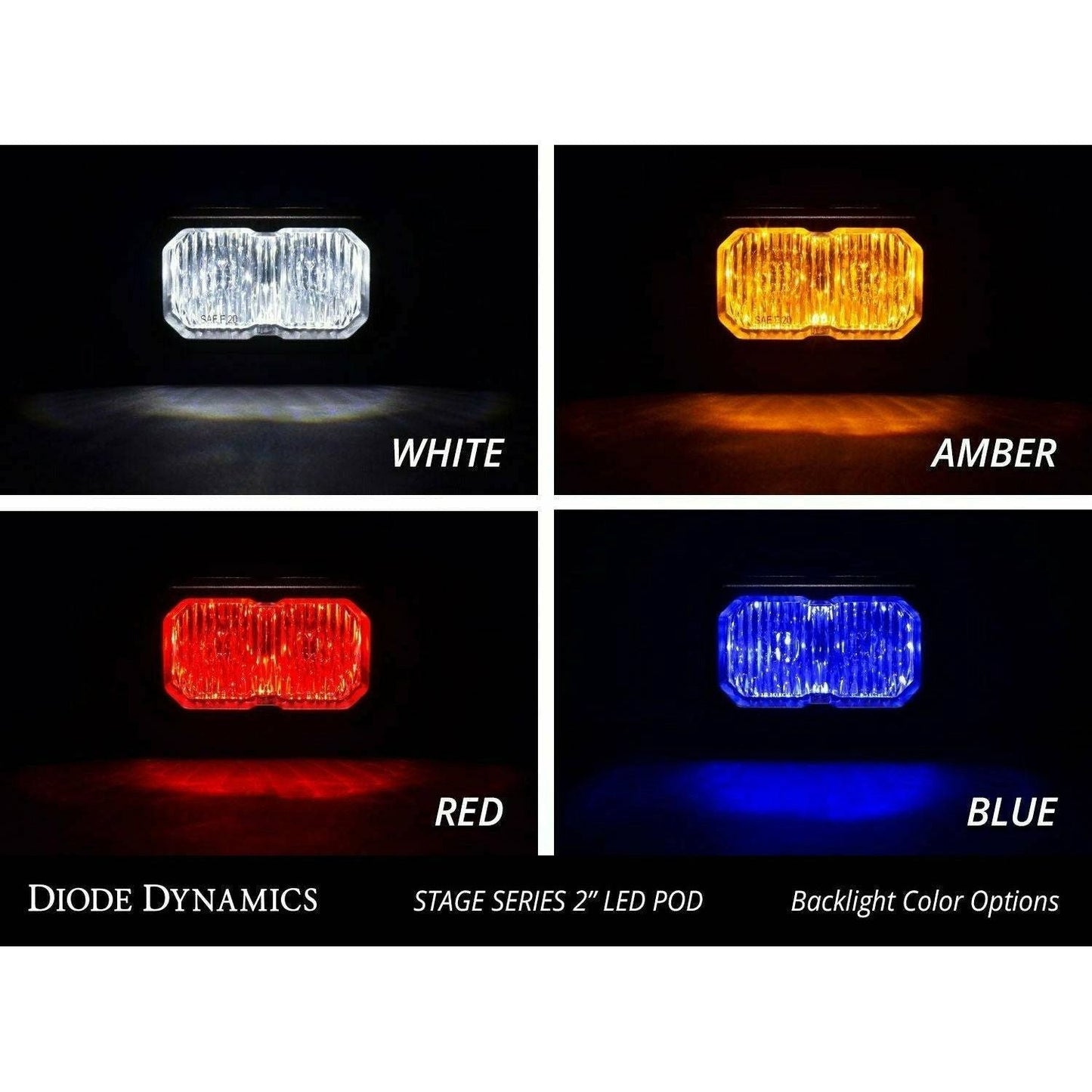Stage Series 2" White Sport Standard LED Pod