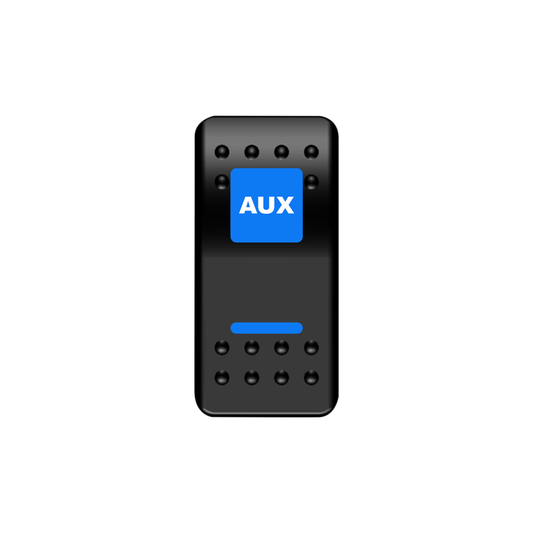 AUX Rocker Switch (Blue)