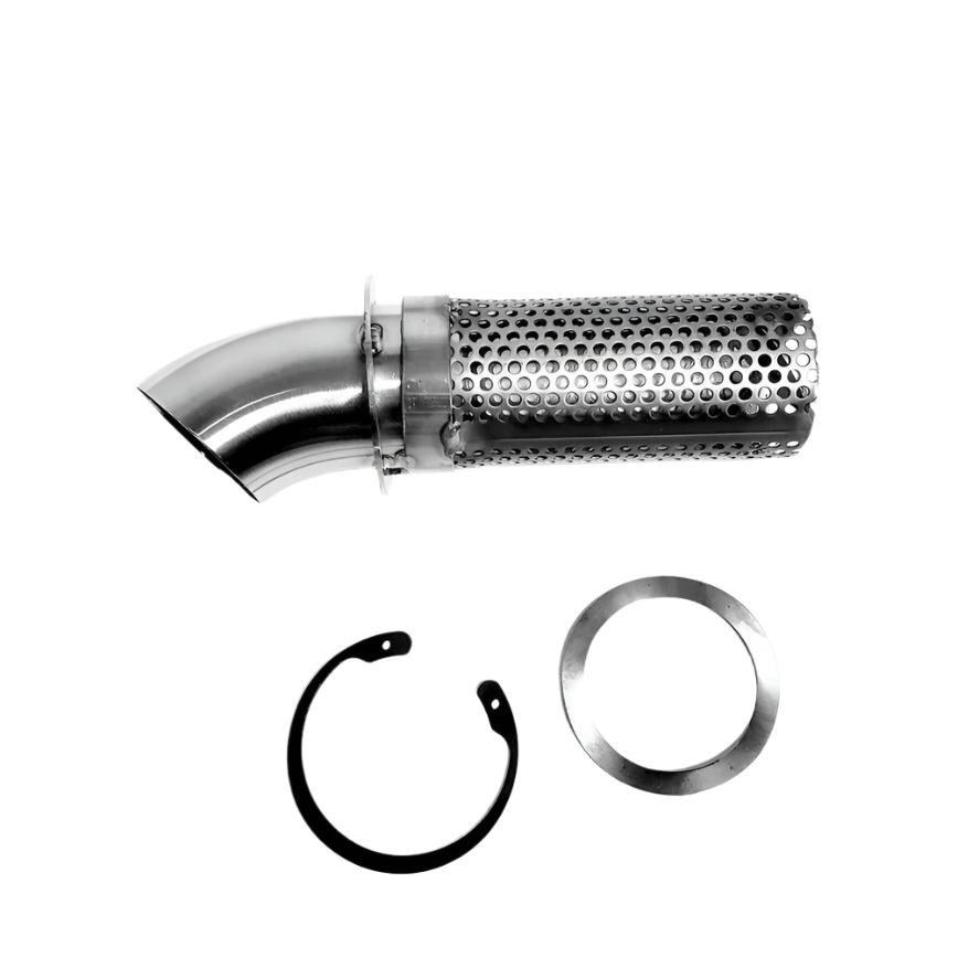 Exhaust Quiet Core with Turn Down Tip