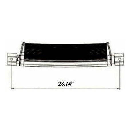 Dual Row Curved LED Lightbar 22"