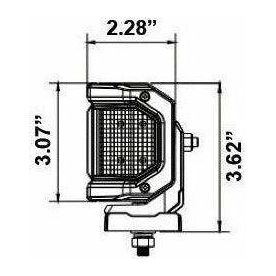 Dual Row High Output Sidelight LED Lightbar 15.2"