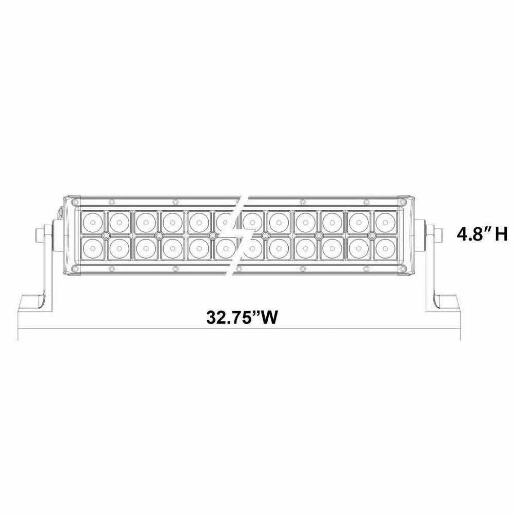 Dual Row LED Lightbar 28"