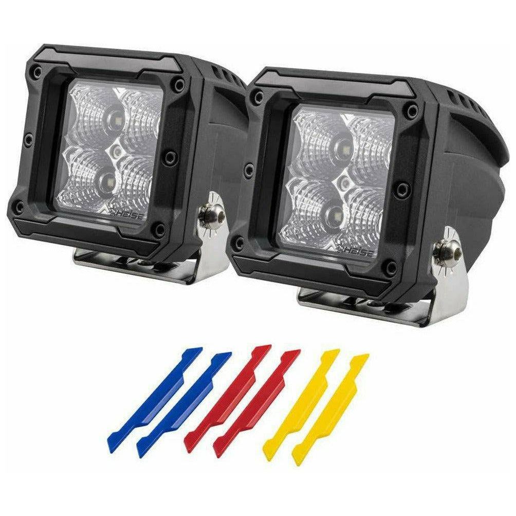 High Output Cube Flood Light 3" with Harness (Pair)