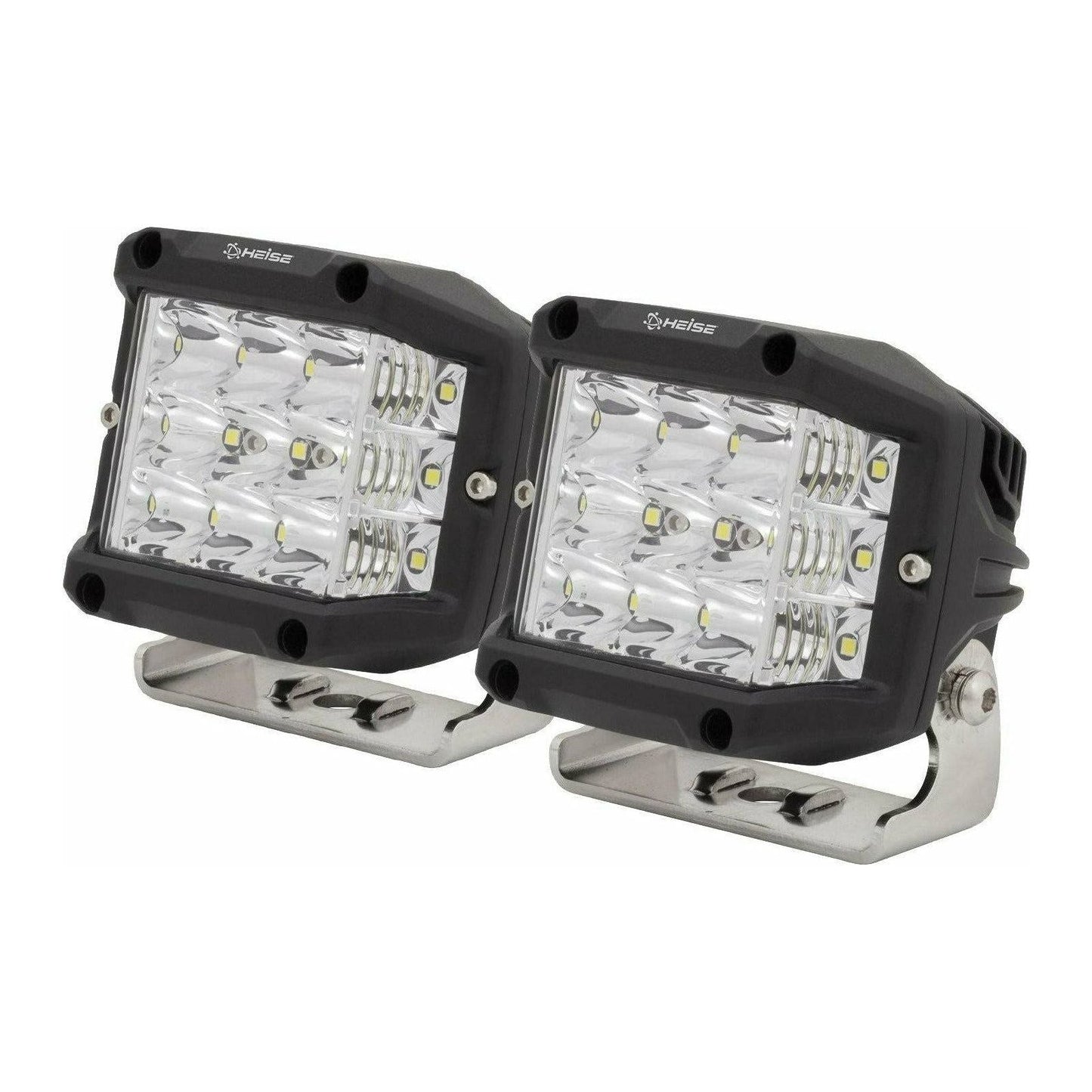 High Output Cube Flood Light 4" with Harness (Pair)