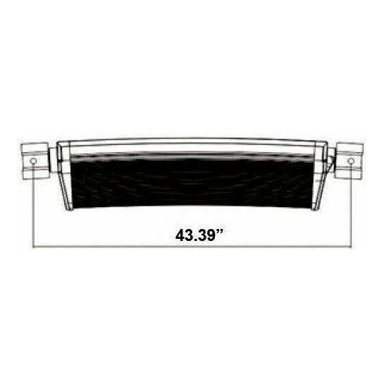 Single Row Curved LED Lightbar 42"