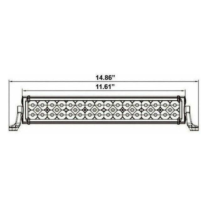 Triple Row LED Lightbar 10"