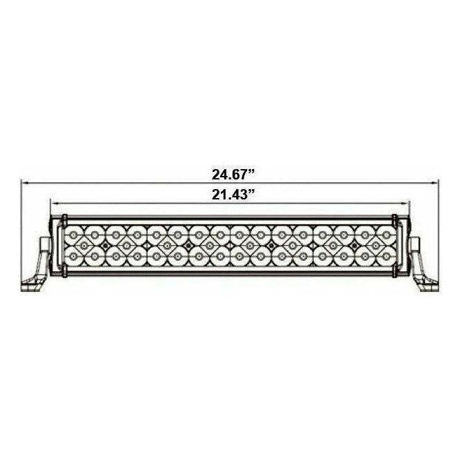Triple Row LED Lightbar 20"