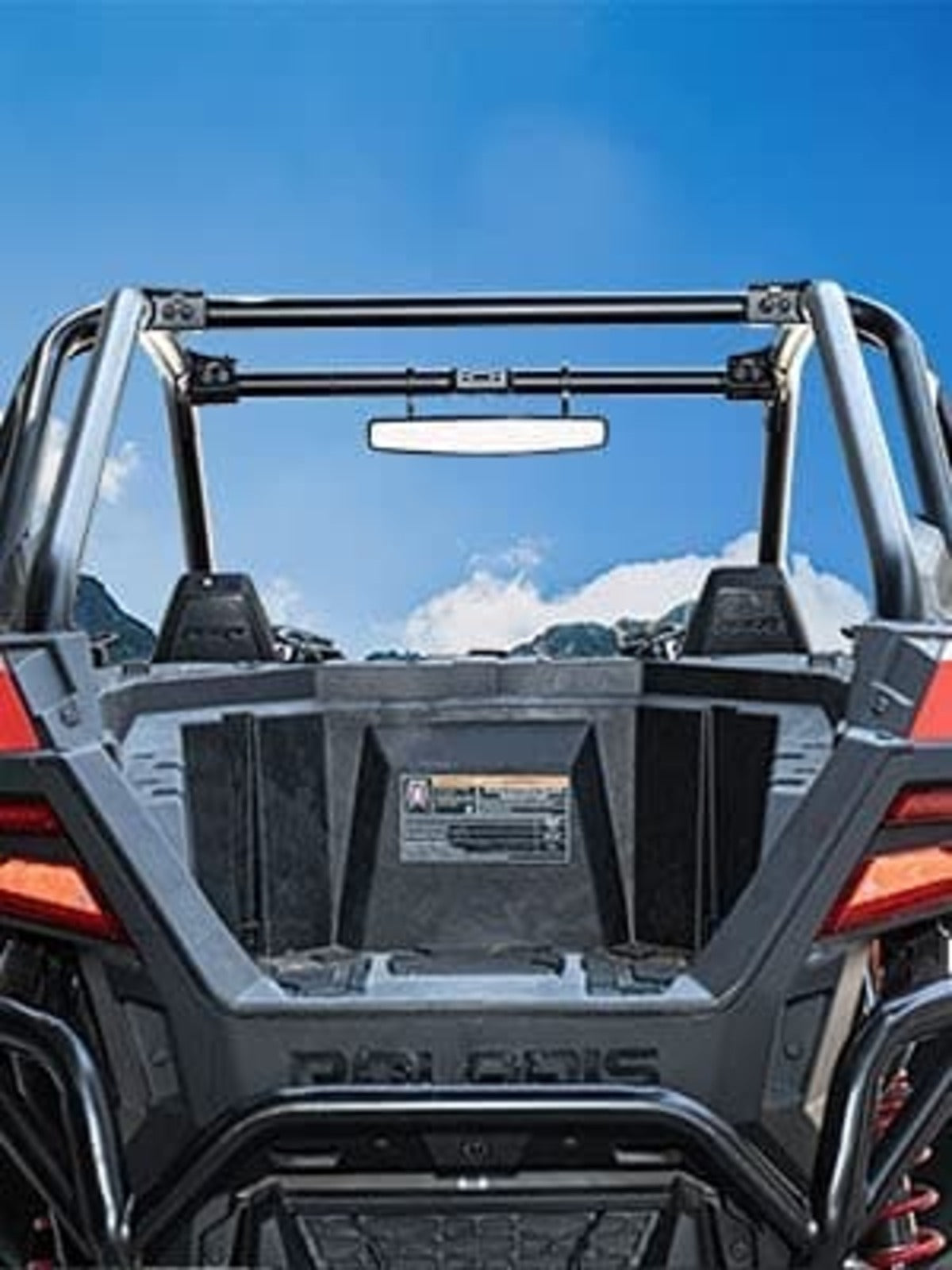Kemimoto Side Mirrors & Rear Mirror w/1.75"-2" Roll Bar Cage