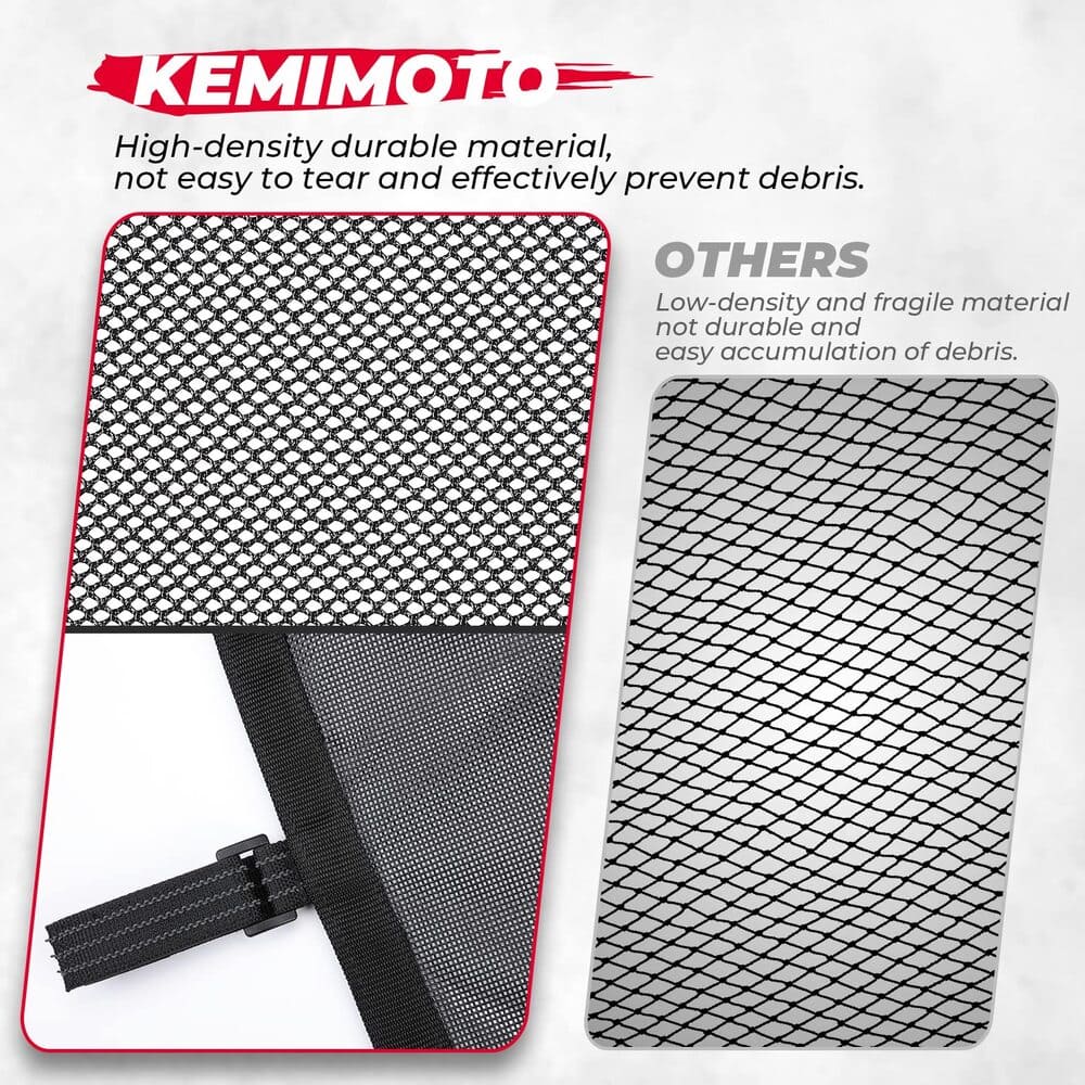 Kemimoto '14-'23 Polaris RZR XP 4 1000 Side Window Mesh Net