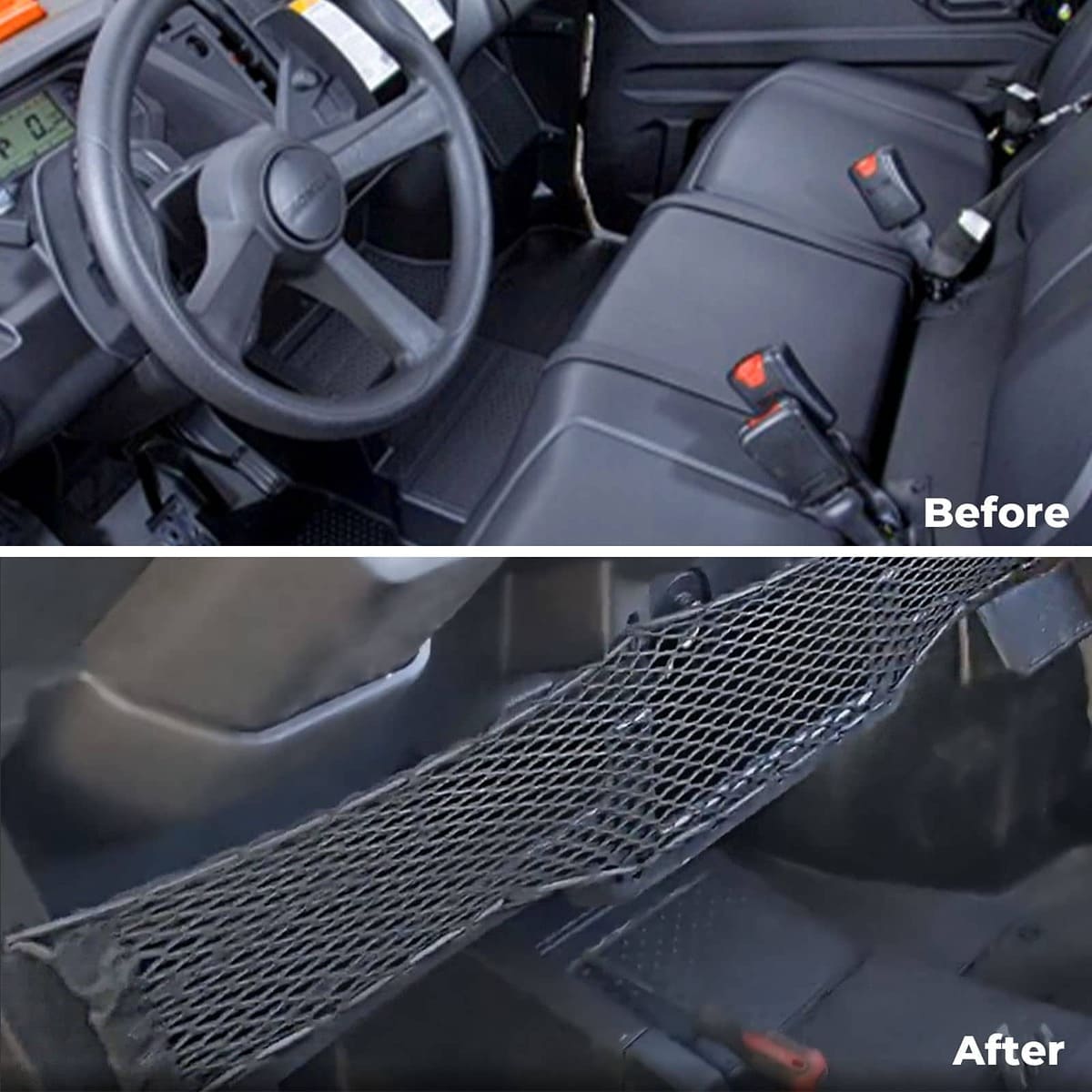 Kemimoto '16-'23 Honda Pioneer 1000 Under Dash Storage